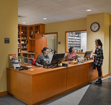 New Music Library Circulation Desk