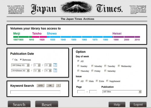Japan times archive