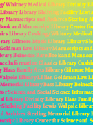 graphic of Yale library names