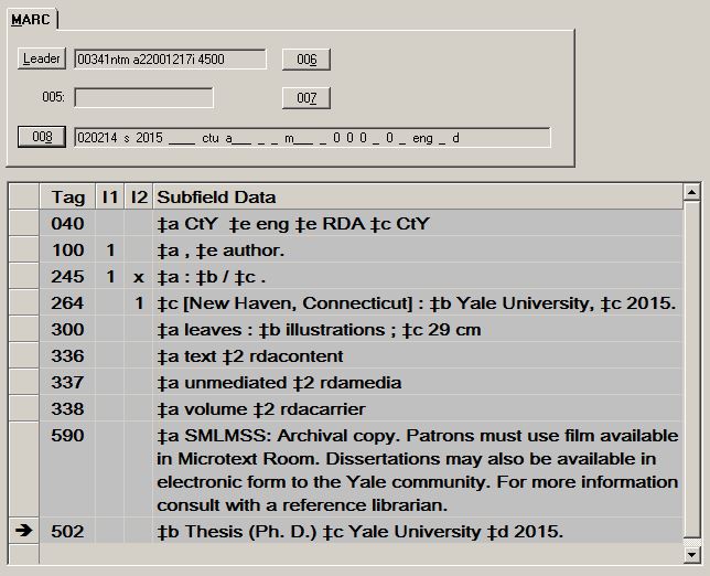 yale gsas dissertation submission