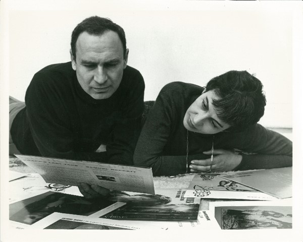 Dr. Arthur Luce Klein and Luce Arthur Klein, March 9fh, 1961, founders of Spoken Arts, Inc. a pioneering literary recording company.   Photo by Philippe Halsman used with permission of Irène Halsman