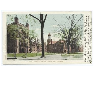 "Phelps Hall and Lyceum, Yale Coll., New Haven, Conn." New York Public Library Digital Collections