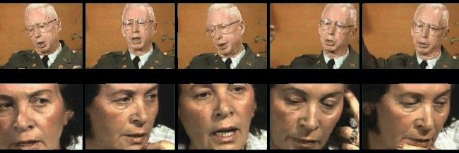 Screenshots from Fortunoff Video Archive testimonies