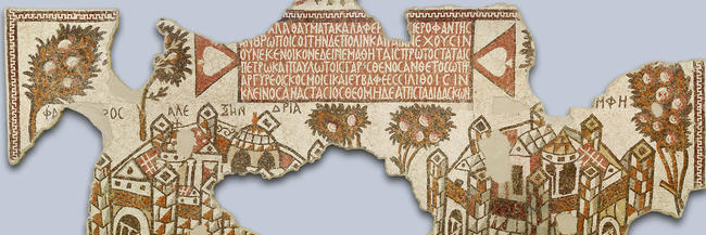 Mosaic map of Alexandria and Memphis