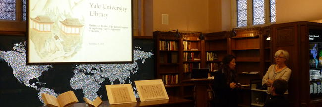 Tale of the Japanese Folding Screens: A Journey from Japan to Yale (and Back) Event, September 2013.