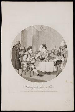 Satirical cartoon from the Lewis Walpole Collection