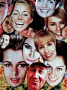 collage of women's faces from a Frank Mouris animated film