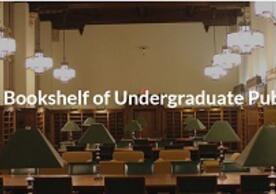 Image of Virtual Bookshelf of Undergraduate Publications website