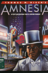 Amnesia game cover man in top hat with cityscape behind