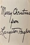 Langston Hughes wishing Merry Christmas